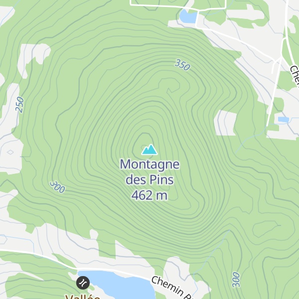 Map of Montagne des Pins