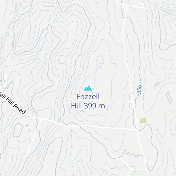 Map of Frizzell Hill