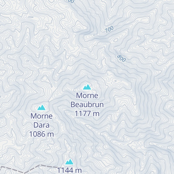Map of Morne Beaubrun