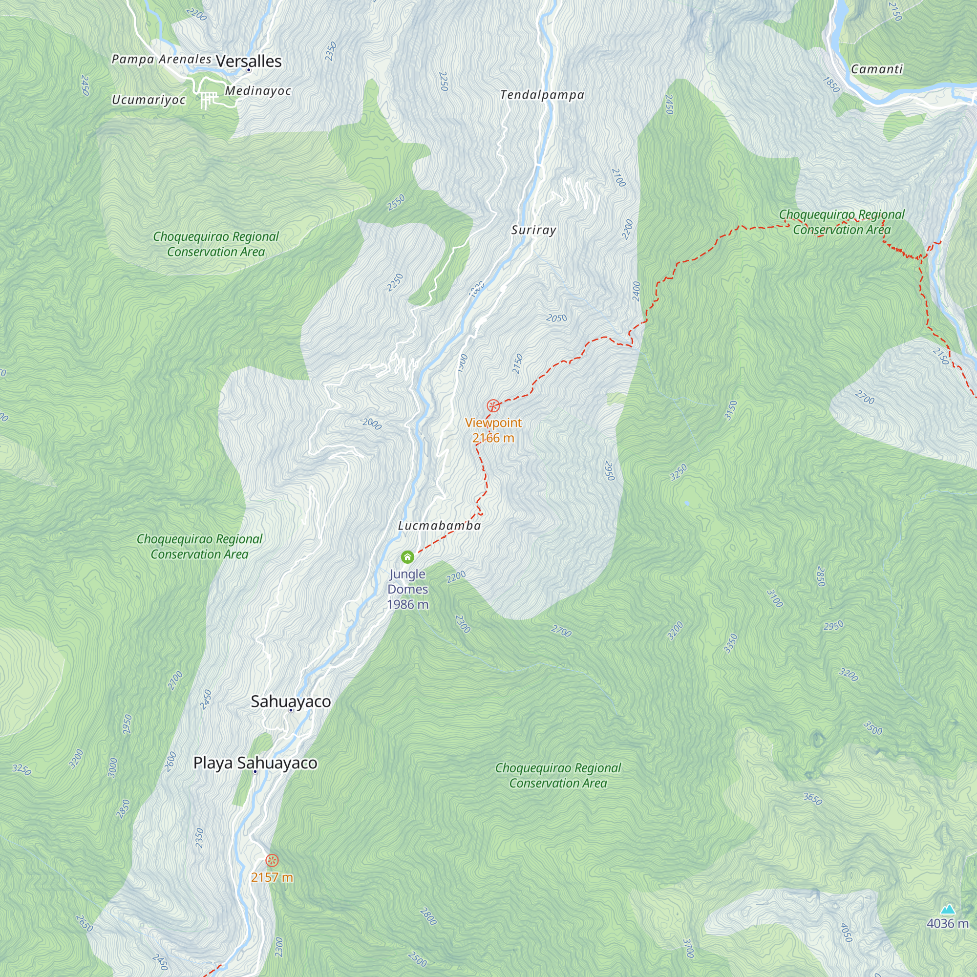 Lucma Lodge map