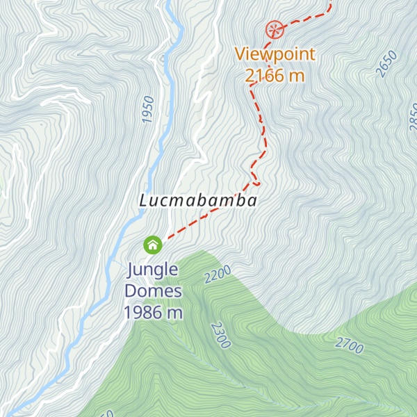 Map of Refugio de Mery