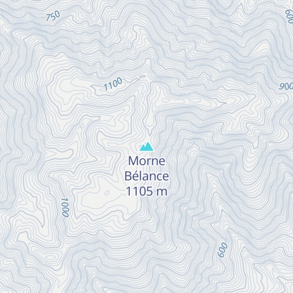Map of Morne Bélance