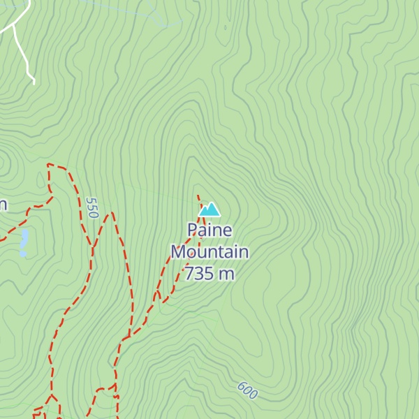 Map of Paine Mountain