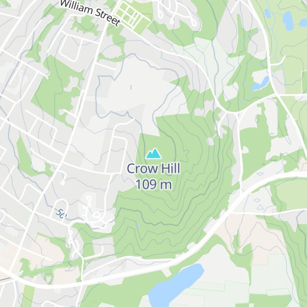 Map of Crow Hill