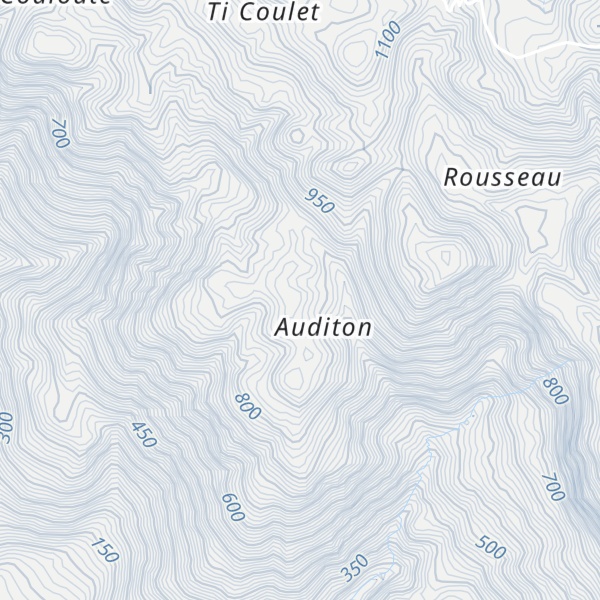 Map of Morne Catalin