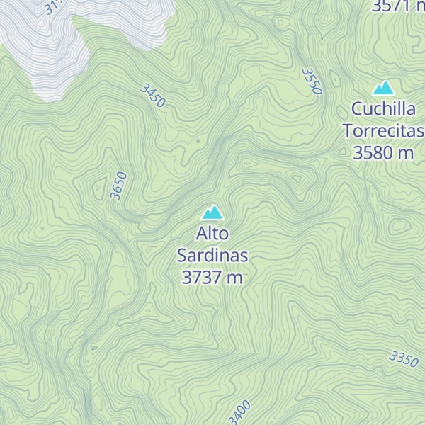 Map of Alto Sardinas