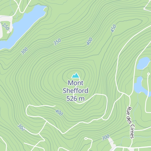 Map of Mont Shefford