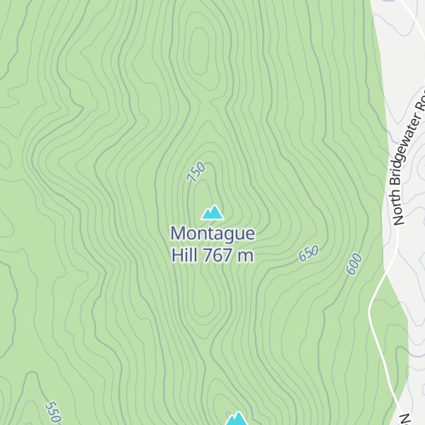 Map of Montague Hill