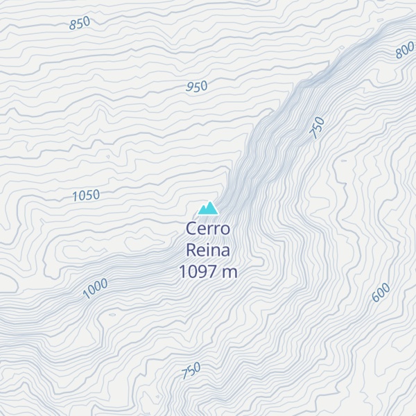Map of Cerro Reina