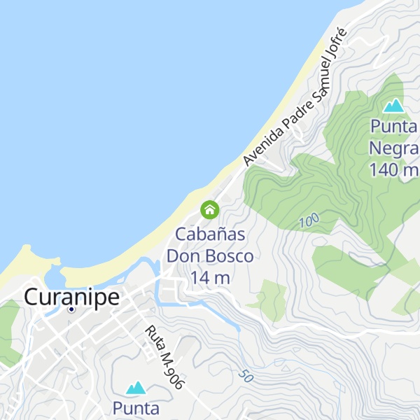 Map of Cabañas Don Bosco