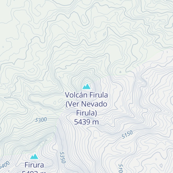 Map of Volcán Firula (Ver Nevado Firula)