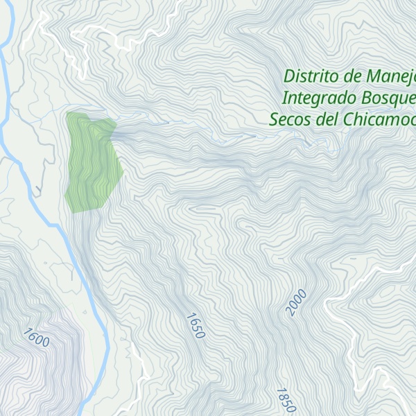 Map of Loma El Cahuval