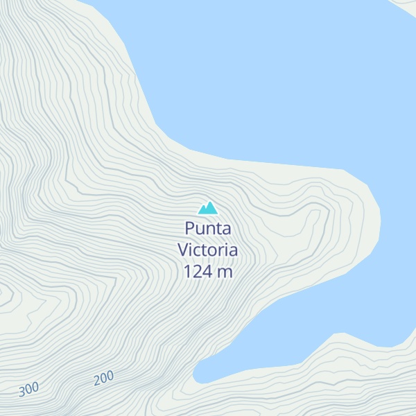 Map of Punta Victoria