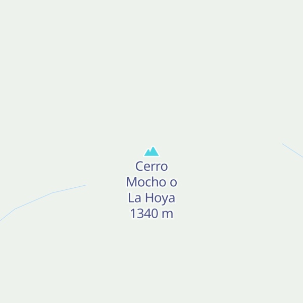 Map of Cerro Mocho o La Hoya