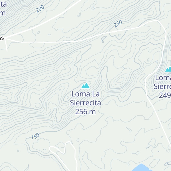 Map of Loma La Sierrecita