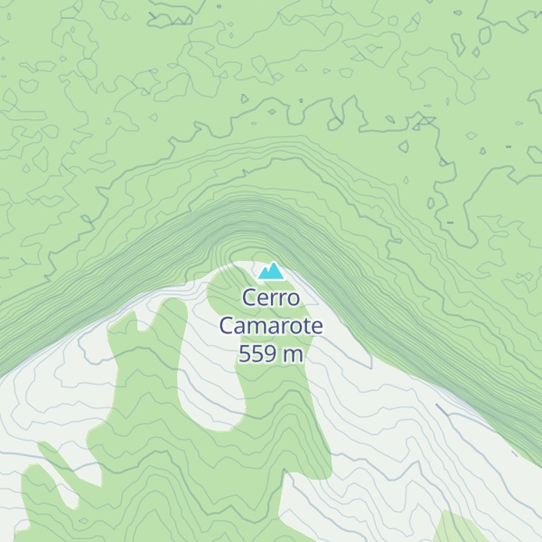 Map of Cerro Camarote
