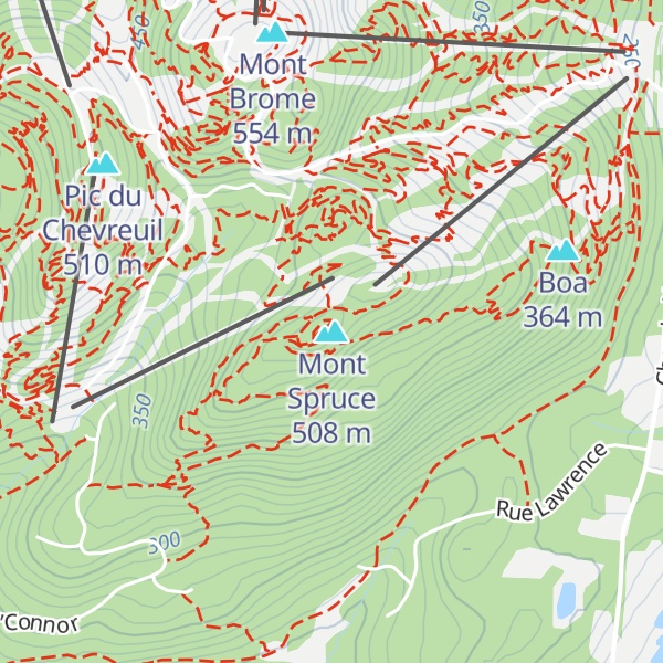 Map of Mont Spruce