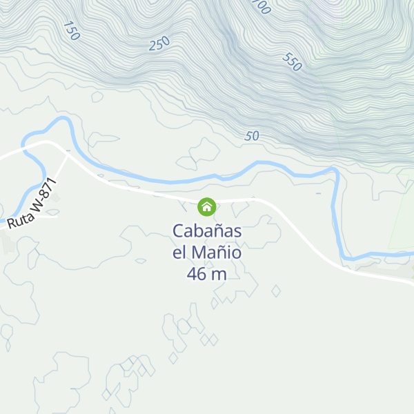Map of Cabañas el Mañio