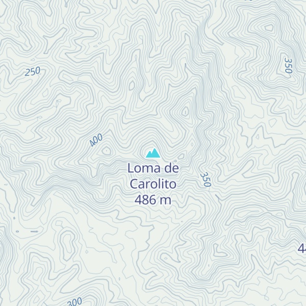 Map of Loma de Carolito
