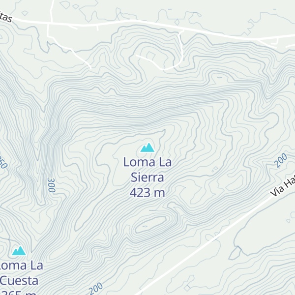 Map of Loma La Sierra