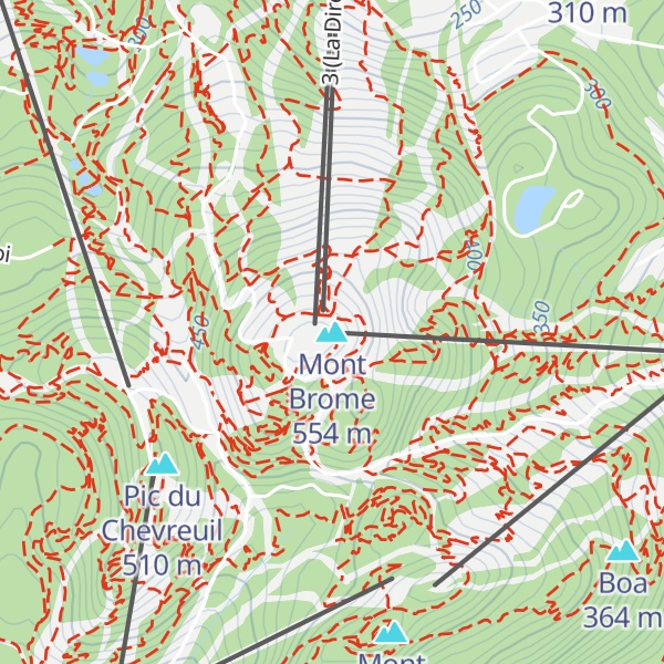 Map of Mont Brome