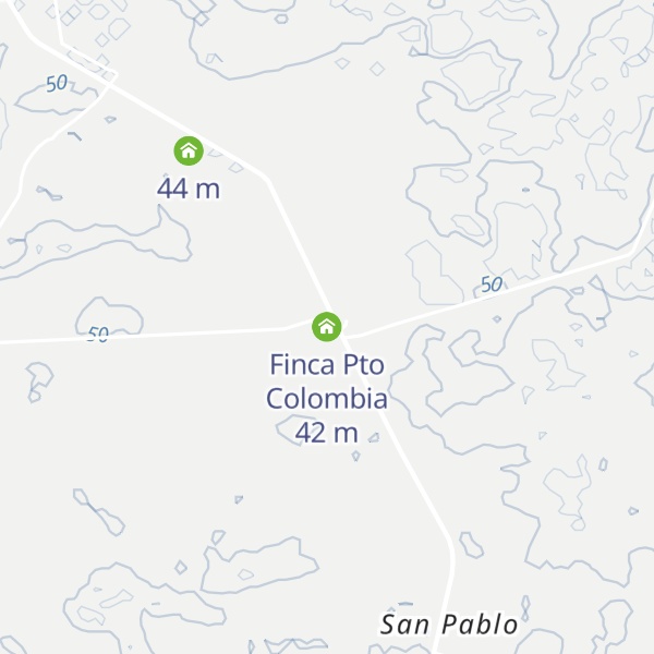 Map of Finca Pto Colombia