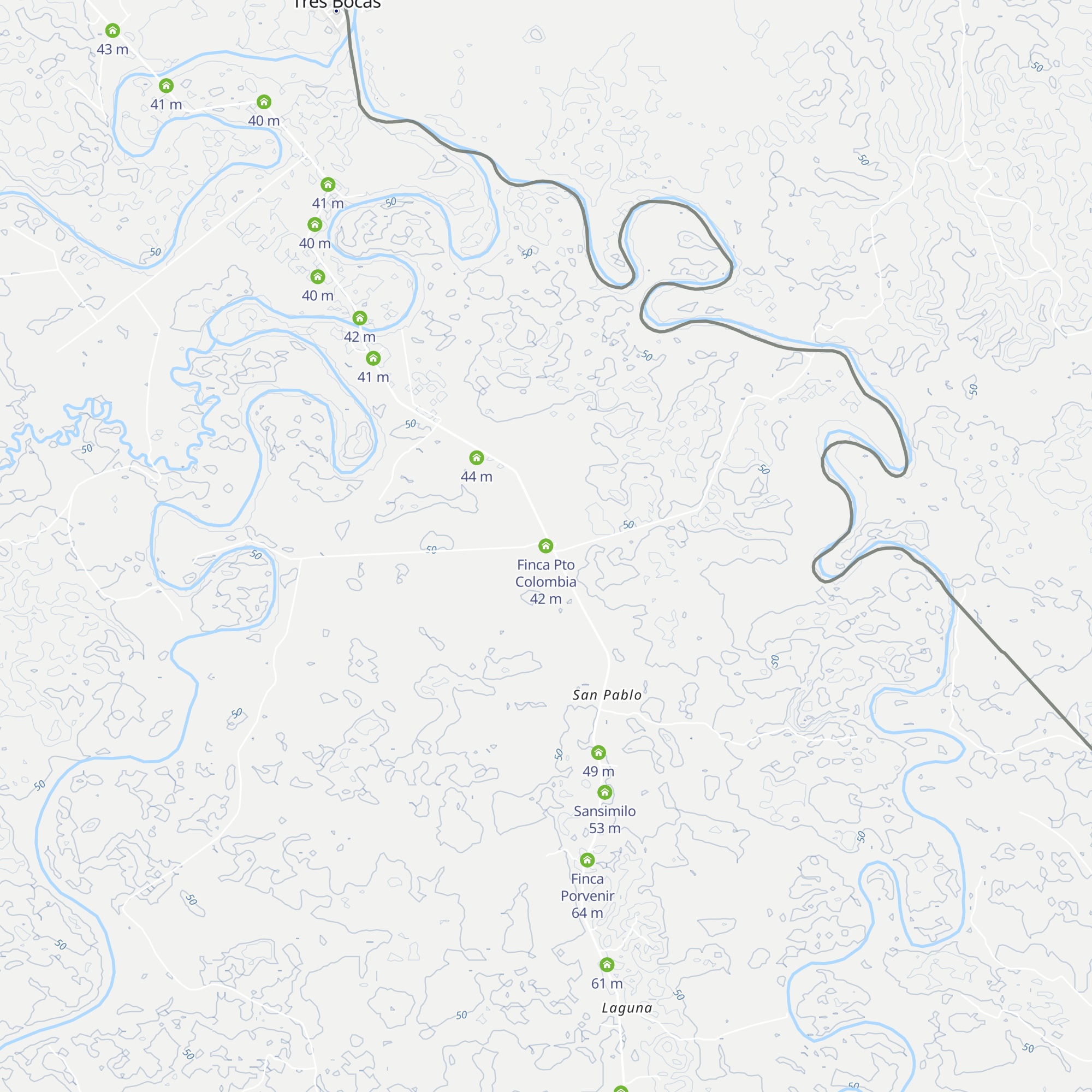Finca Pto Colombia map