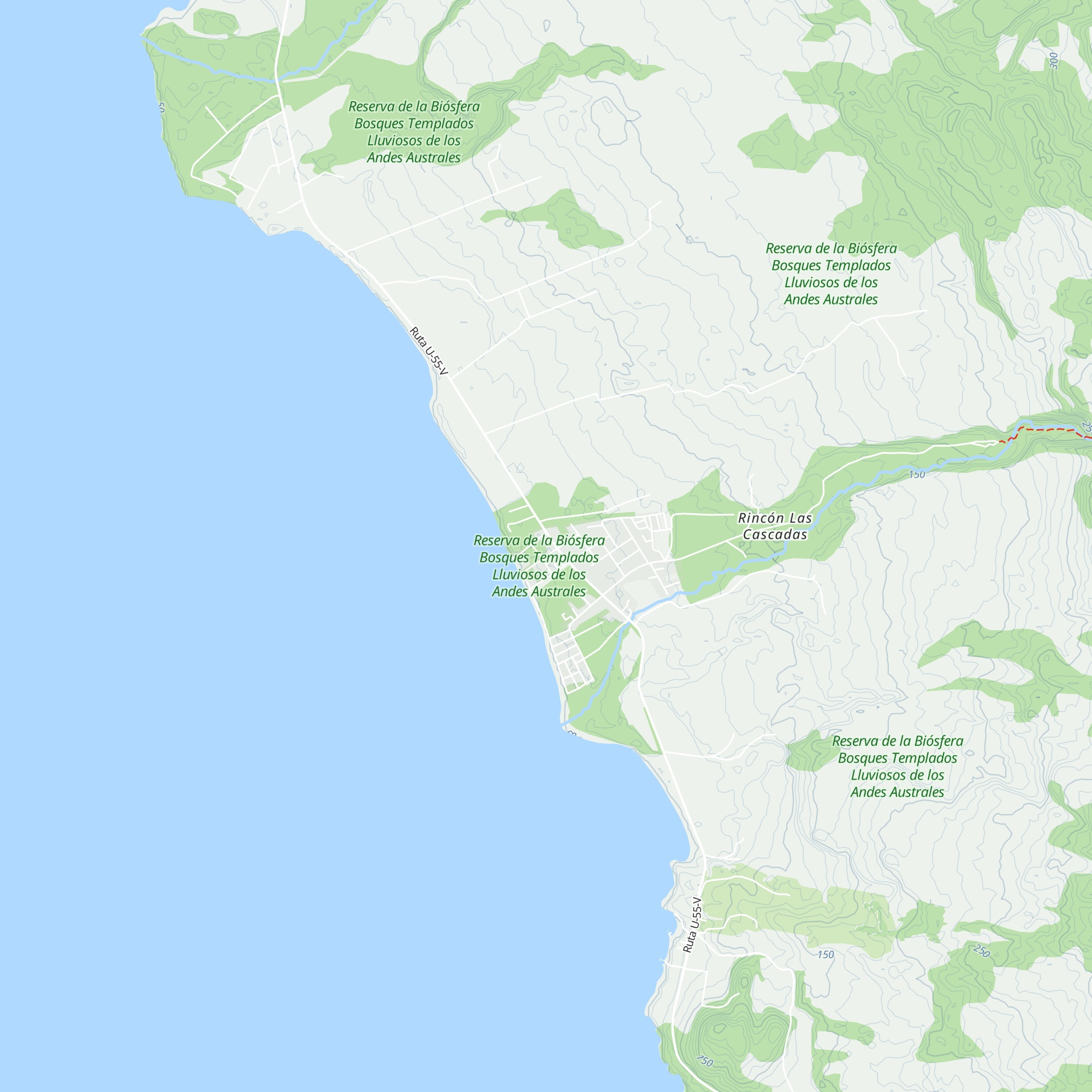 Cabañas La Carreta map