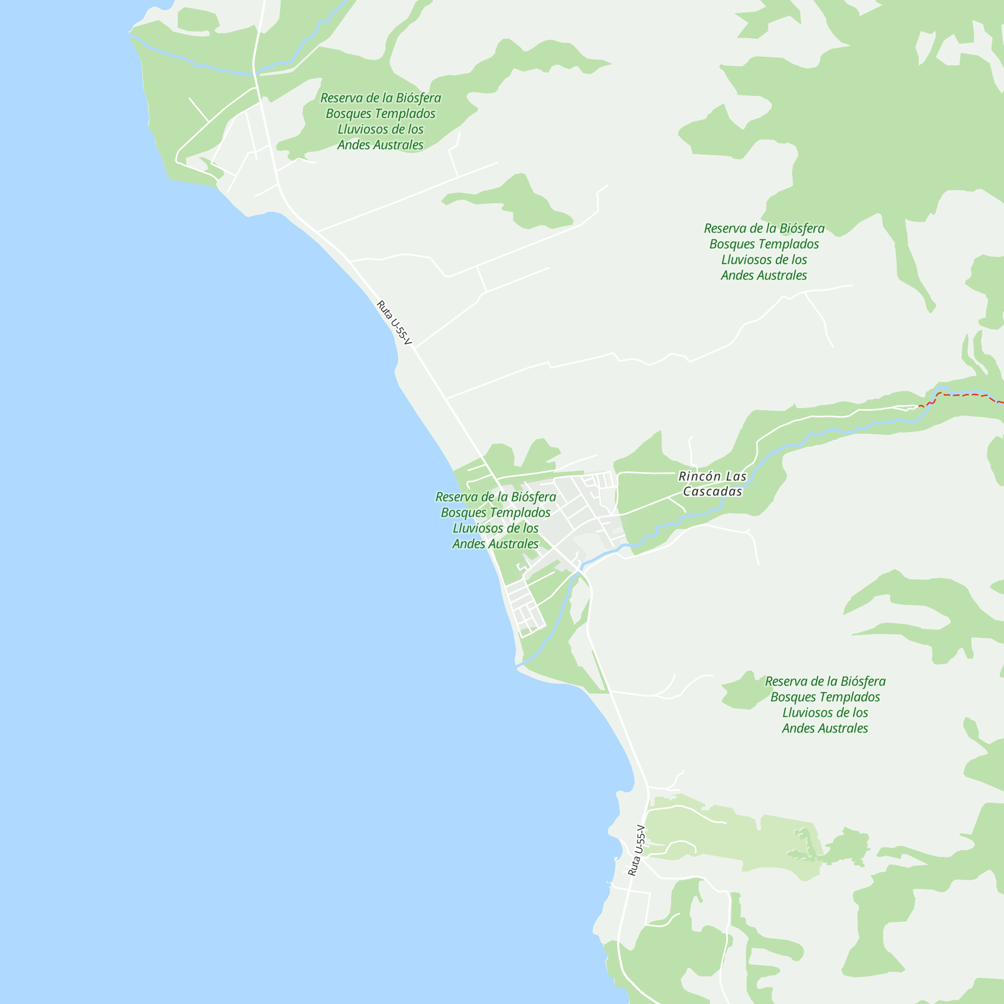 Cabañas La Carreta map