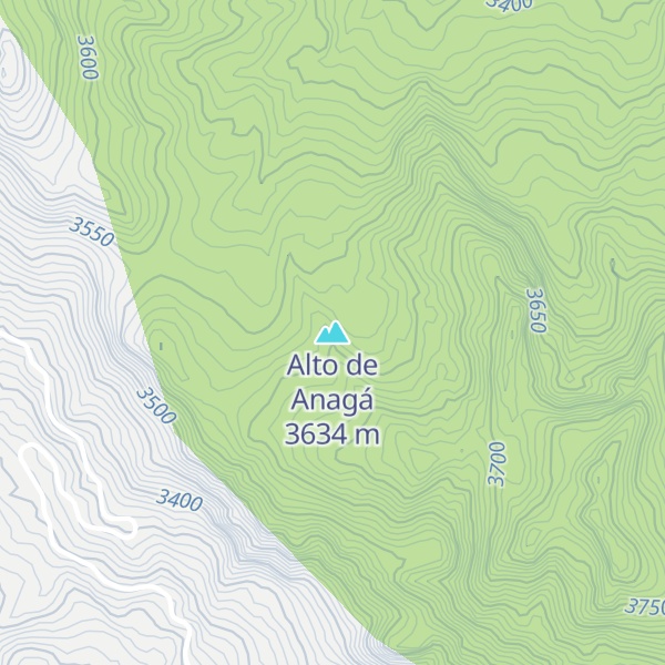 Map of Alto de Anagá