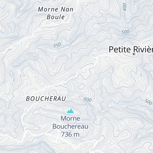 Map of Morne Bouque Palmiste
