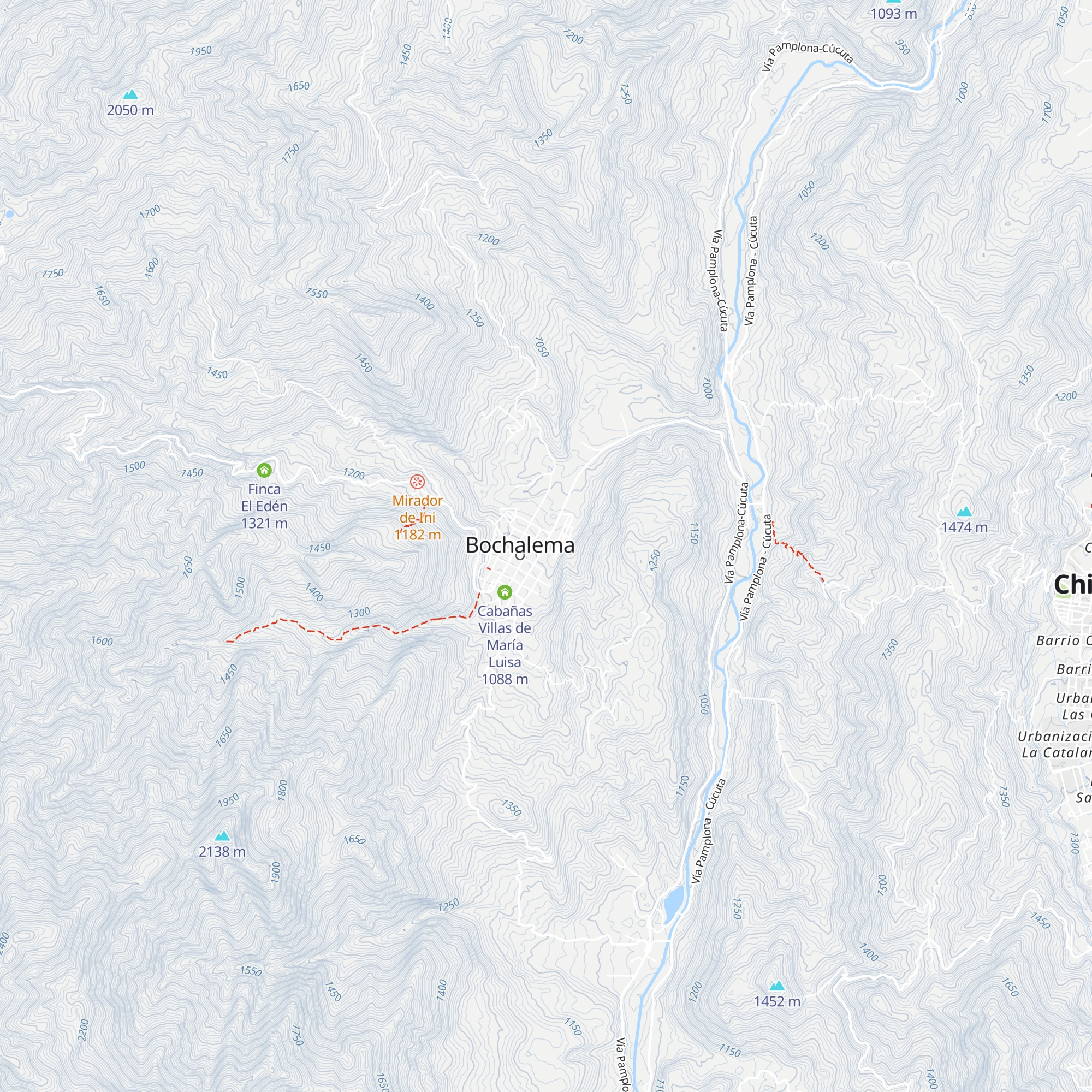 Cabaña florez map