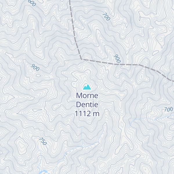 Map of Morne Dentie