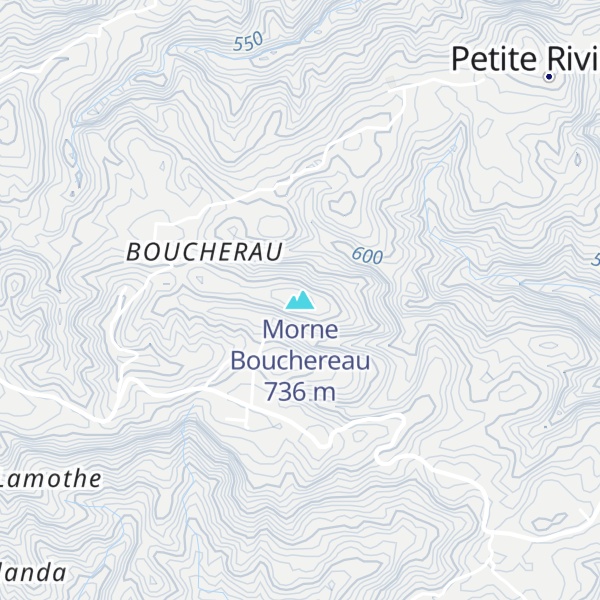 Map of Morne Bouchereau