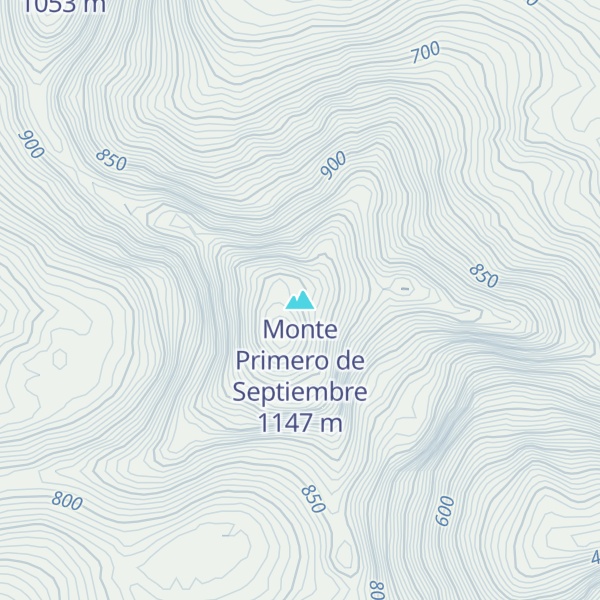 Map of Monte Primero de Septiembre