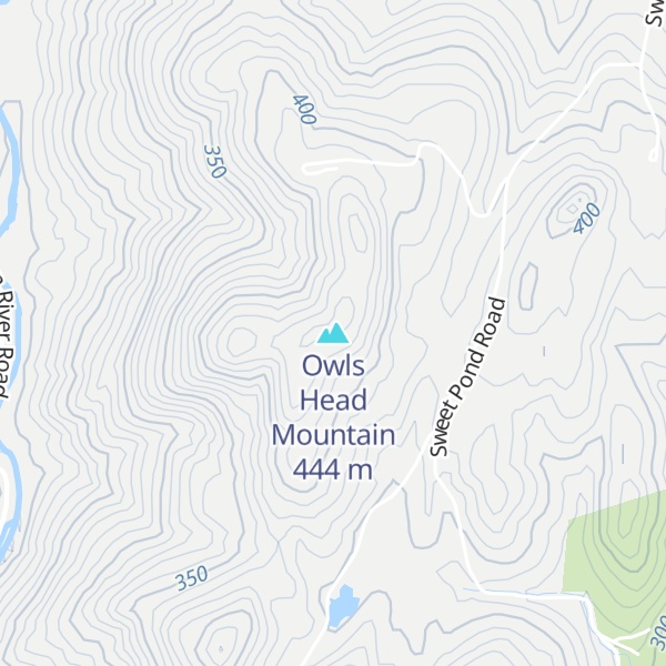 Map of Owls Head Mountain