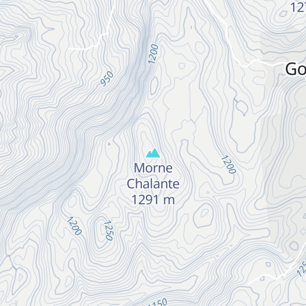 Map of Morne Chalante