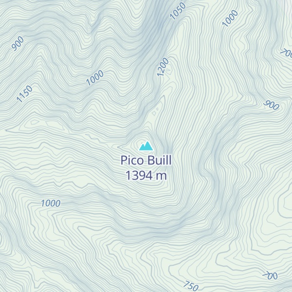 Map of Pico Buill