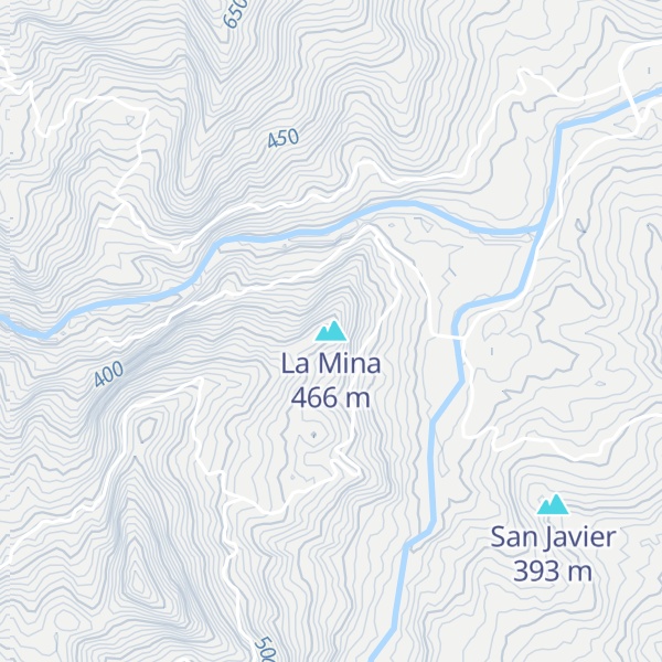 Map of La Mina