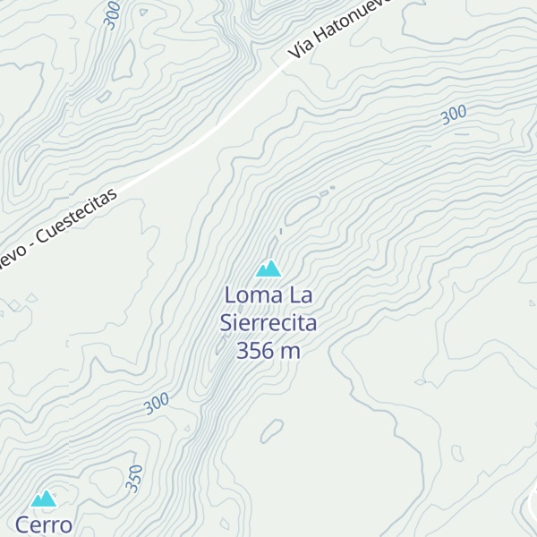 Map of Loma La Sierrecita