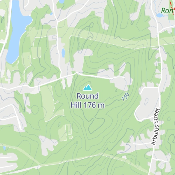 Map of Round Hill