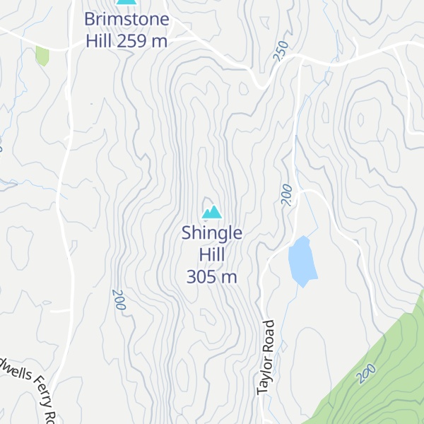 Map of Shingle Hill