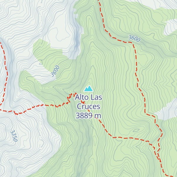 Map of Alto Las Cruces