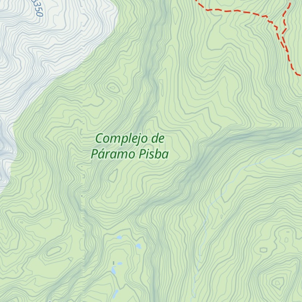 Map of Cerro Tres Piedras