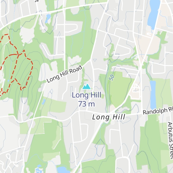 Map of Long Hill