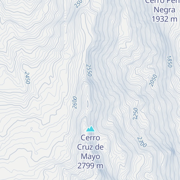 Map of Cuchilla Peñanegra