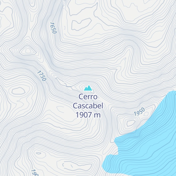 Map of Cerro Cascabel