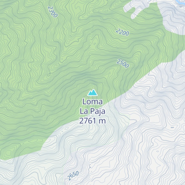 Map of Loma La Paja
