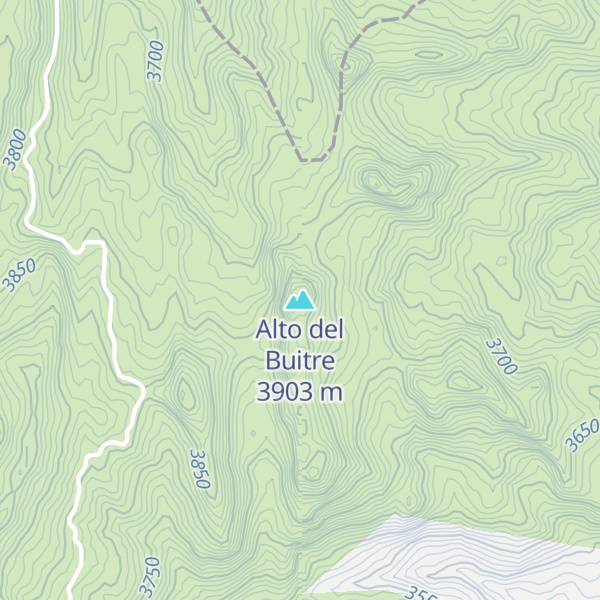 Map of Alto del Buitre