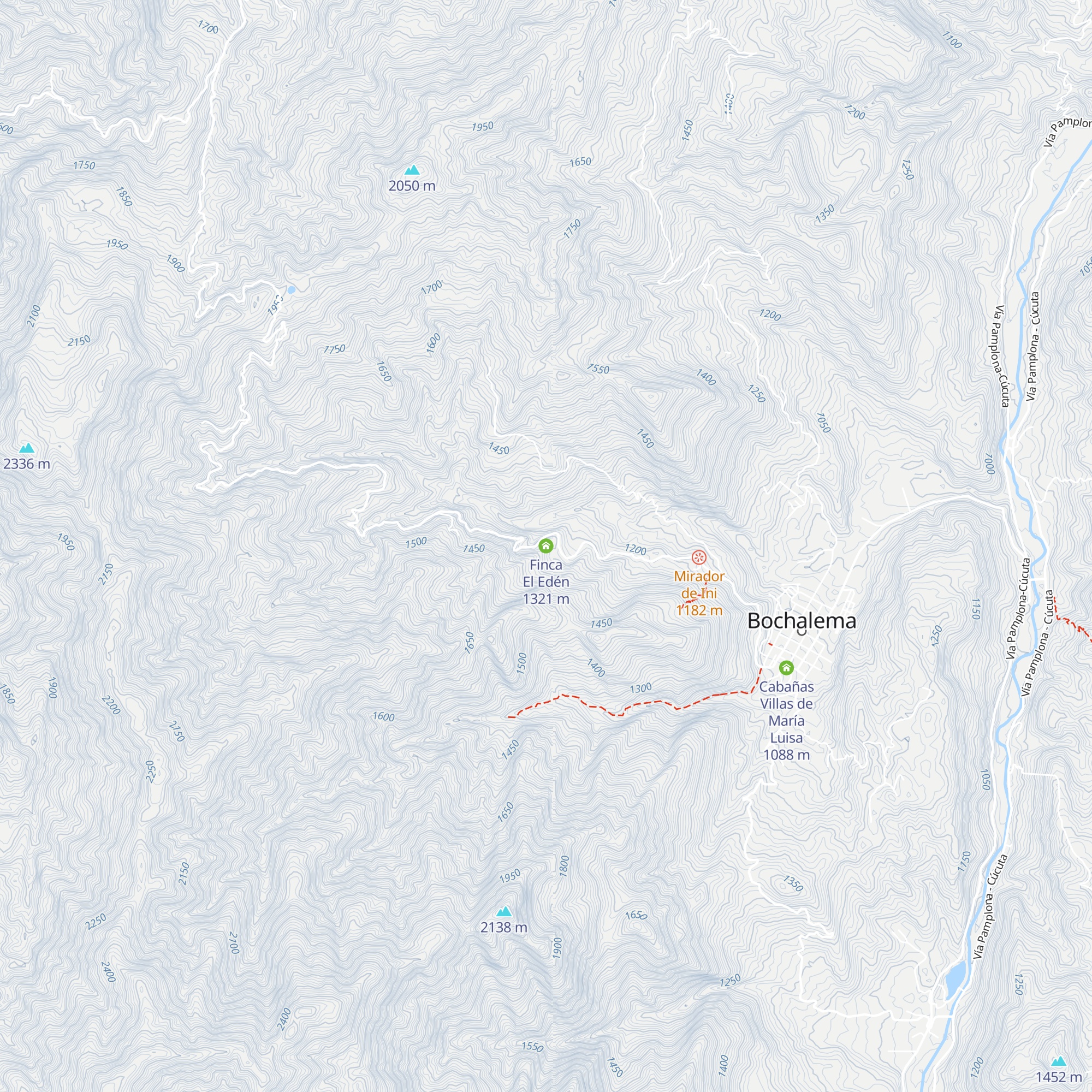 Finca El Edén map